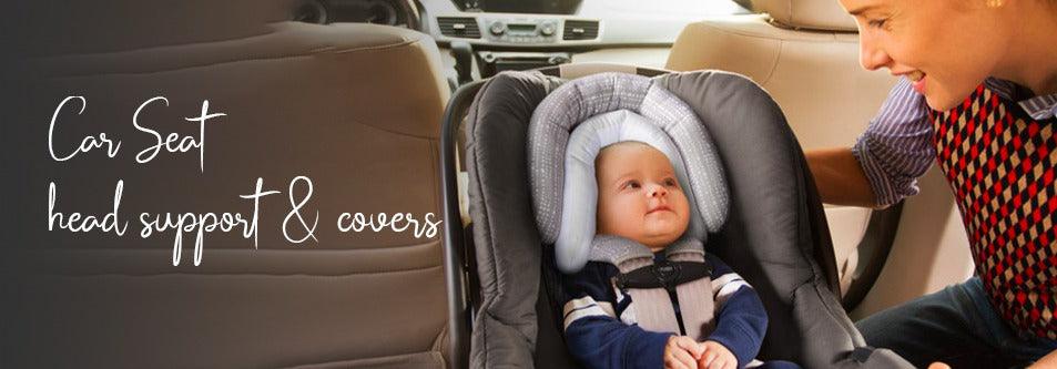 Car Seat Head Support & Strap Covers