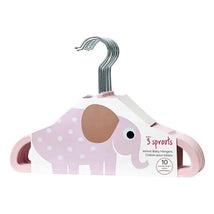 3 Sprouts - 10Pk Pink Velvet Non-Slip Hangers Image 1