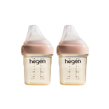 Hegen PPSU Anti-Colic Baby Bottle - 1 to 3 Months 150ml/5oz - Pink - 2-Pack