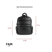 7AM Voyage - Diaper Bag Backpack, Black Image 2