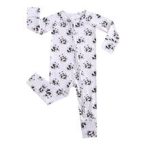 Lucky Panda Zippered Baby Romper
