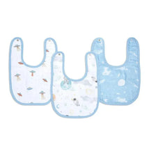 Aden + Anais - 3Pk Cotton Muslin Snap Bib, Space Explorers Image 1