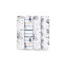 Aden + Anais - 4 Pk Muslin Swaddles, Mickey Stargazer Image 1