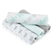 Aden + Anais - 4Pk Cotton Muslin Swaddle, Baby Star Image 1