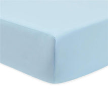 American Baby Company Percale Crib Sheet Blue Image 1