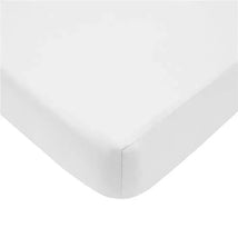 American Baby - Velvety Soft Crib Sheet, White Image 1