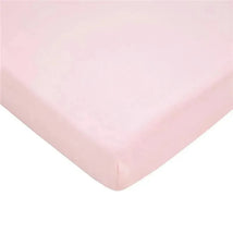 American Baby - Fitted Mini Crib Sheet 24 x 38, 100% Cotton Jersey Portable Sheet, Baby Pink Image 1