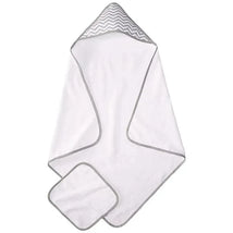 American Baby - Terry Hooded Towel Set, Grey Image 1