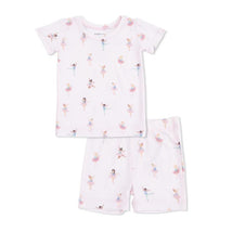 Angel Dear Baby Girl Petite Ballet Loungewear Short Set Image 1