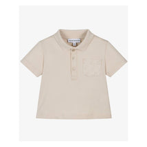 Armani Baby - Baby Boy Print Pocket Short Sleeve Polo Oak Image 1
