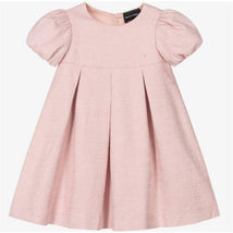 Armani Baby - Girl Short Sleeve Collared Dress Pink Image 1