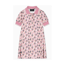 Armani Baby - Girls Short Sleeve Collared Dress, Pink Image 1