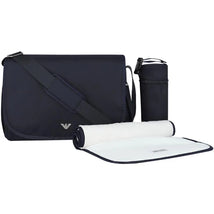 Armani Baby - Mummy Bag Set with Eagle Plate Navy Image 1