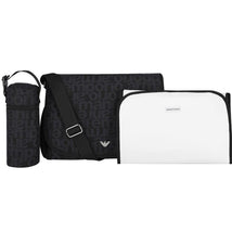 Armani Baby - Navy Logo Baby Changing Bag Image 1