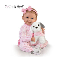 Ashton Drake - Layla's Puppy Love Baby Girl Doll Image 1