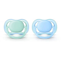 Avent - Ultra Air Pacifier 0-6M, Blue/Green, 2 Pk Image 1