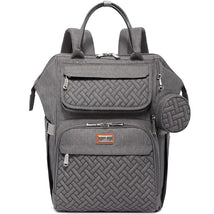 BabbleRoo - Diaper Bag Backpack Bag for Moms Dads (Dark Gray) Image 1