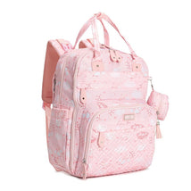 BabbleRoo - Diaper Bag Backpack, Pink Birdy Image 1