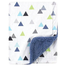 Baby Vision Blanket with Sherpa Back, Abstract Image 1