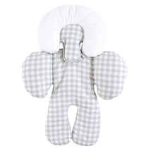 Baby Vision - Hudson Baby Unisex Baby Car Seat Body Support Insert, Gray Gingham, One Size  Image 1