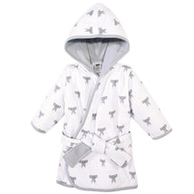 Baby Vision - Hudson Baby Unisex Baby Cotton Rich Bathrobe, Modern Elephant Image 1