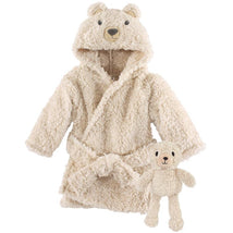 Baby Vision Plush Robe With Toy Cozy Bear Image 1