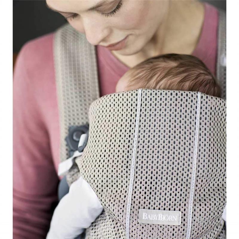 Babybjorn - Baby Carrier Mini 3D mesh, Gray Beige Image 6