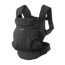 Babybjorn Baby Carrier Hold Mesh in black, featuring adjustable straps and breathable mesh for comfort and support.