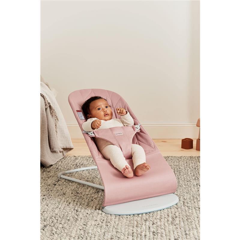 Babybjorn - Bouncer Bliss Cotton Petal Quilt, Dusty Pink Image 10