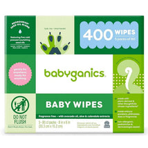 Babyganics - Baby Wipes, Unscented Diaper Wipes, 400 Count Image 1