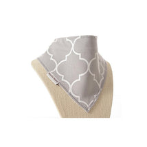 Bazzle Baby Banda Drool Bib, Lattice Grey Image 1