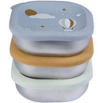 Beaba Stainless Steel Baby Bowls Set, Adventure Image 1