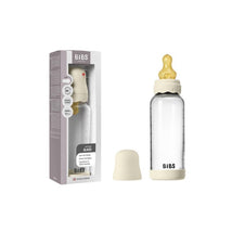 Bibs - Baby 8Oz Latex Glass Bottle With Bumper Ivory Image 1