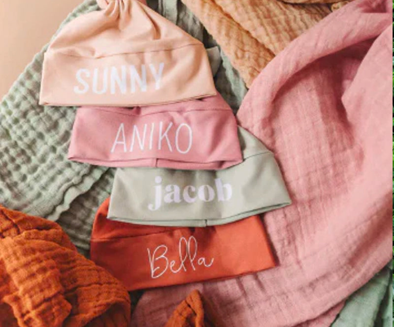 Personalize Baby's Hats, Blankets and More. Great Baby Shower Gift.