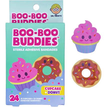 Boo Boo Buddies - Kids Adhesive Bandages, Cupcake + Donut Image 1