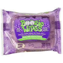 Boogie Wipes - 30Ct Saline Nose Wipes, Grape Image 1