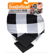 BooginHead - Bandana Teether & Pacigrip Bib 2Pk, Buffalo Check Image 1