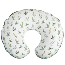 Boppy - Pillow Slipcover Organic Cotton, Green Little Leaves Image 1