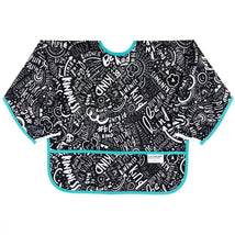 Bumkins Sleeved Bib for Girl or Boy Feeding, Born This Way Image 1