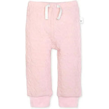 Burts Bees - Baby Girl Knit Jogger Pants, Blossom Image 1