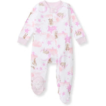 Burts Bees - Baby Girl Stardust Bunnies Sleep & Play, Crocus Image 1