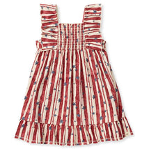 Burts Bees Baby Girl Stars & Stripes Organic Cotton Dress Image 1