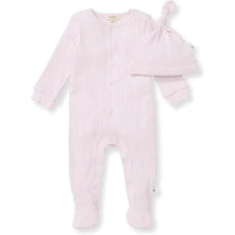 Burts Bees - Baby Girl Sweet Rib Jumpsuit Set, Sweet Lavender Image 1