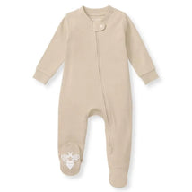 Burts Bees - Baby Unisex Solid Rib Sleep & Play, Hummus Image 1