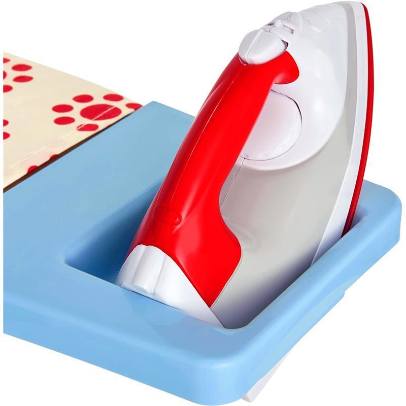 Casdon - Ironing Set, Board and Iron for Children Aged 3 plus with Folding Clothes Airer and Hangers Included Image 5