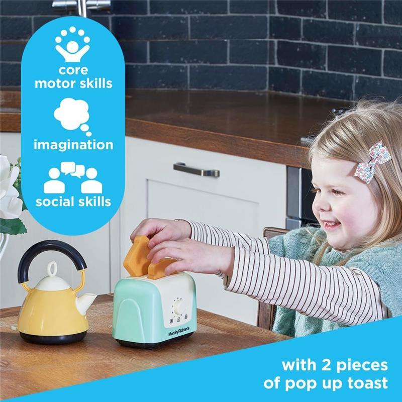 Casdon - Morphy Richards Toaster & Kettle, Interactive Toy for Children Aged 3 Image 5