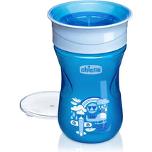 Chicco - 360° Spoutless Rim Trainer Sippy Cup 9M+ | Blue Image 1