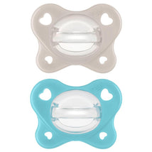 Chicco Feeding - Physioforma Dual Soft Pacifier Grey/Ultramarine 6-16M, 2Pk Image 1