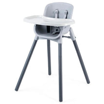 Chicco - Zest 4-in-1 Folding High Chair, Feeding Chair, Seasalt/Grey Image 1