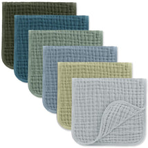 Comfy Cubs - Muslin Burp Cloths Multi Boy Image 1